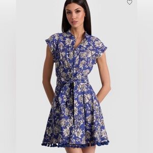 Alice + Olivia Lucy Floral Mini Dress